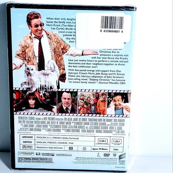 Christmas with the Kranks Comedy DVD Holiday Movie - Picture 2 of 5